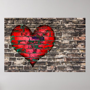 Hartslag aan de muur poster