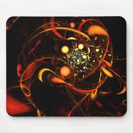 Hartslag Abstracte Art Mousepad Muismat (Voorkant)