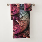 Hartslag, Abstracte Surreal Fantasy Fractal Art Bad Handdoek (Insitu)
