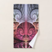 Hartslag, Abstracte Surreal Fantasy Fractal Art Bad Handdoek (Handdoek)