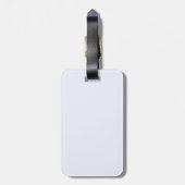 Hartslag, Abstracte Surreal Fantasy Fractal Art Bagagelabel (Achterkant verticaal)