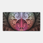 Hartslag, Abstracte Surreal Fantasy Fractal Art Bureaumat (Voorkant)