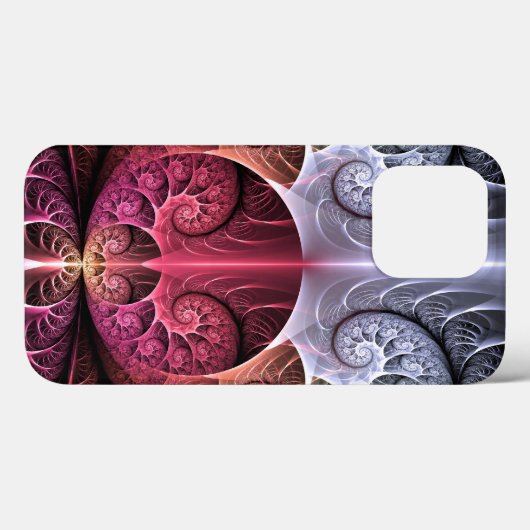 Hartslag, Abstracte Surreal Fantasy Fractal Art Case-Mate iPhone Case (Achterkant (horizontaal))