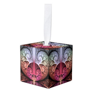 Hartslag, Abstracte Surreal Fantasy Fractal Art Decoratie