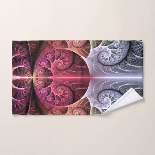 Hartslag, Abstracte Surreal Fantasy Fractal Art Handdoek (Handdoek)