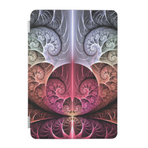 Hartslag, Abstracte Surreal Fantasy Fractal Art iPad Mini Cover