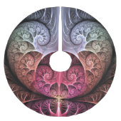 Hartslag, Abstracte Surreal Fantasy Fractal Art Kerstboom Rok (Voorkant)