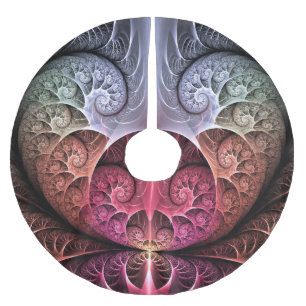 Hartslag, Abstracte Surreal Fantasy Fractal Art Kerstboom Rok