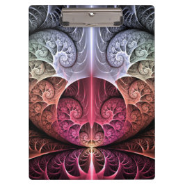 Hartslag, Abstracte Surreal Fantasy Fractal Art Klembord