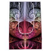 Hartslag, Abstracte Surreal Fantasy Fractal Art Medium Cadeauzakje (Achterkant)