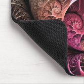 Hartslag, Abstracte Surreal Fantasy Fractal Art Muismat (Hoek)