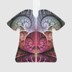 Hartslag, Abstracte Surreal Fantasy Fractal Art Ornament