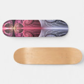 Hartslag, Abstracte Surreal Fantasy Fractal Art Persoonlijk Skateboard (Horizontaal)