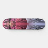 Hartslag, Abstracte Surreal Fantasy Fractal Art Persoonlijk Skateboard (Horizontaal)
