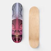 Hartslag, Abstracte Surreal Fantasy Fractal Art Persoonlijk Skateboard (Voorkant)
