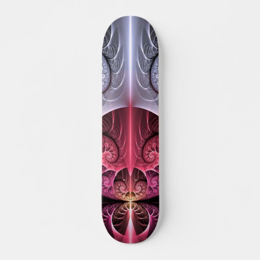 Hartslag, Abstracte Surreal Fantasy Fractal Art Persoonlijk Skateboard (Voorkant)