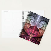 Hartslag, Abstracte Surreal Fantasy Fractal Art Planner (Display)