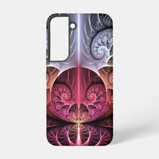 Hartslag, Abstracte Surreal Fantasy Fractal Art Samsung Galaxy Hoesje (Achterkant)