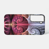 Hartslag, Abstracte Surreal Fantasy Fractal Art Samsung Galaxy Hoesje (Achterkant horizontaal)