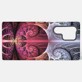 Hartslag, Abstracte Surreal Fantasy Fractal Art Samsung Galaxy Hoesje (Achterkant horizontaal)