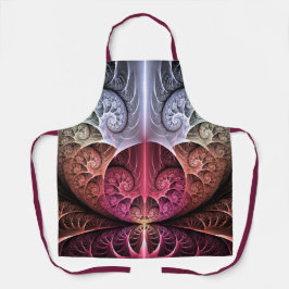 Hartslag, Abstracte Surreal Fantasy Fractal Art Schort