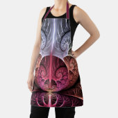 Hartslag, Abstracte Surreal Fantasy Fractal Art Schort (Insitu)