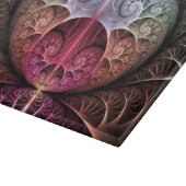 Hartslag, Abstracte Surreal Fantasy Fractal Art Snijplank (Hoek)