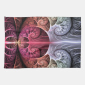 Hartslag, Abstracte Surreal Fantasy Fractal Art Theedoek (Horizontaal)