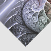 Hartslag, Abstracte Surreal Fantasy Fractal Art Tissuepapier (Detail)