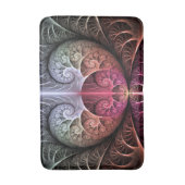 Hartslag, Abstracte Surrealistische Fantasie Fract Badmat (Voorkant Verticaal)