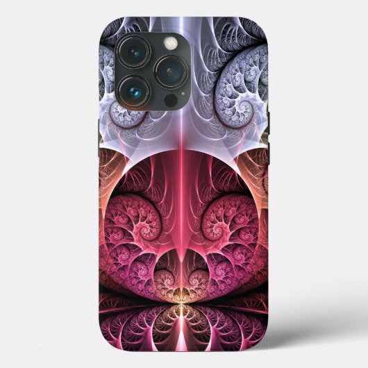 Hartslag, Abstracte Surrealistische Fantasie Fract Case-Mate iPhone Case (Achterkant)