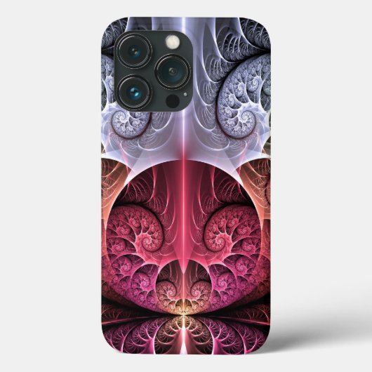 Hartslag, Abstracte Surrealistische Fantasie Fract Case-Mate iPhone Case (Achterkant)