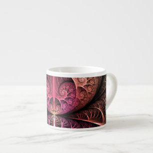 Hartslag, Abstracte Surrealistische Fantasie Fract Espresso Kop