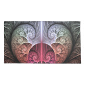 Hartslag, Abstracte Surrealistische Fantasie Fract Kussensloop (Achterkant)