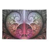 Hartslag, Abstracte Surrealistische Fantasie Fract Kussensloop (Achterkant)