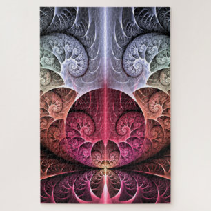 Hartslag, Abstracte Surrealistische Fantasie Fract Legpuzzel