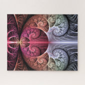 Hartslag, Abstracte Surrealistische Fantasie Fract Legpuzzel (Horizontaal)