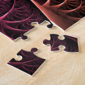 Hartslag, Abstracte Surrealistische Fantasie Fract Legpuzzel (Zijkant)