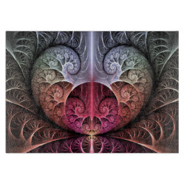 Hartslag, Abstracte Surrealistische Fantasie Fract Snijplank