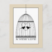 hartslag Baby Vervaldatum bekendmaking Aankondigingskaart (Voorkant)