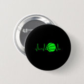 Hartslag Basketbal 5 Ronde Button 5,7 Cm (Voorkant /achterkant)