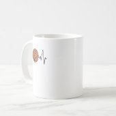 Hartslag Basketball Koffiemok (Voorkant links)