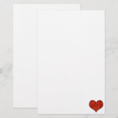 Hartslag bij brand briefpapier (Voorkant / Achterkant)