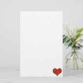 Hartslag bij brand briefpapier (Staand voorkant)