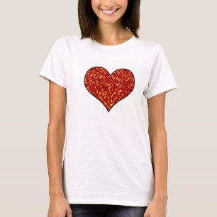 Hartslag bij brand t-shirt