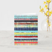 Hartslag Blank Notecard Kaart (Gele Bloem)
