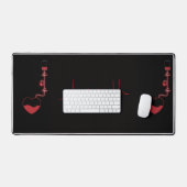 Hartslag & Bloeddonatie Bureaumat | Medische ECG (Keyboard & Muis)