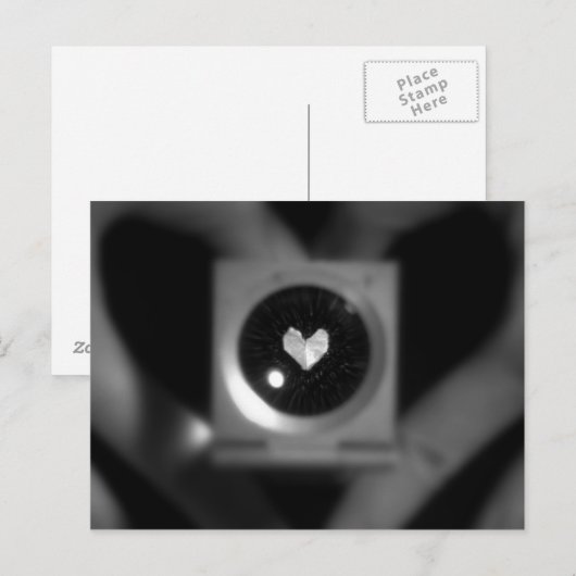 hartslag briefkaart (Voorkant / Achterkant)