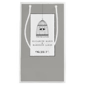  hartslag bruiloft met True Love Wedding Klein Cadeauzakje (Voorkant)