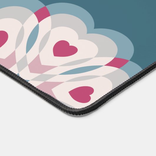 hartslag bureaumat (Hoek)